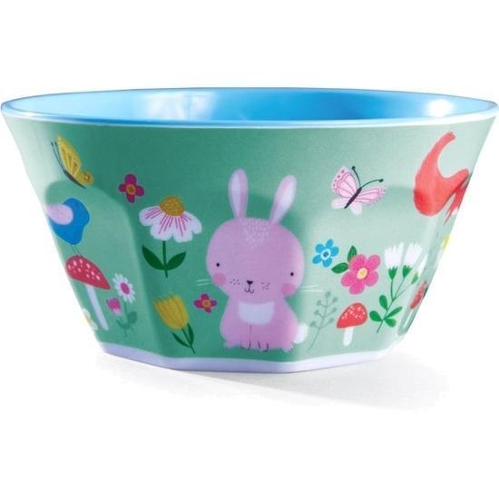 The Kids Store-CROCODILE CREEK MELAMINE BOWL - BACKYARD FRIENDS-